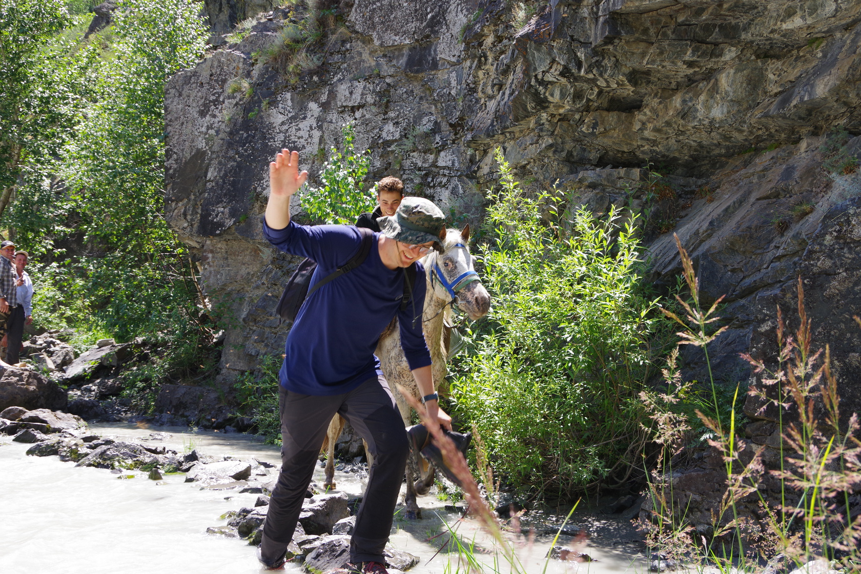 Der Honigreiter und Reinhard