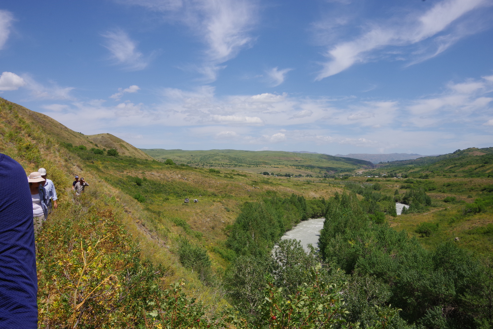 Wanderung am Fluss Tentek
