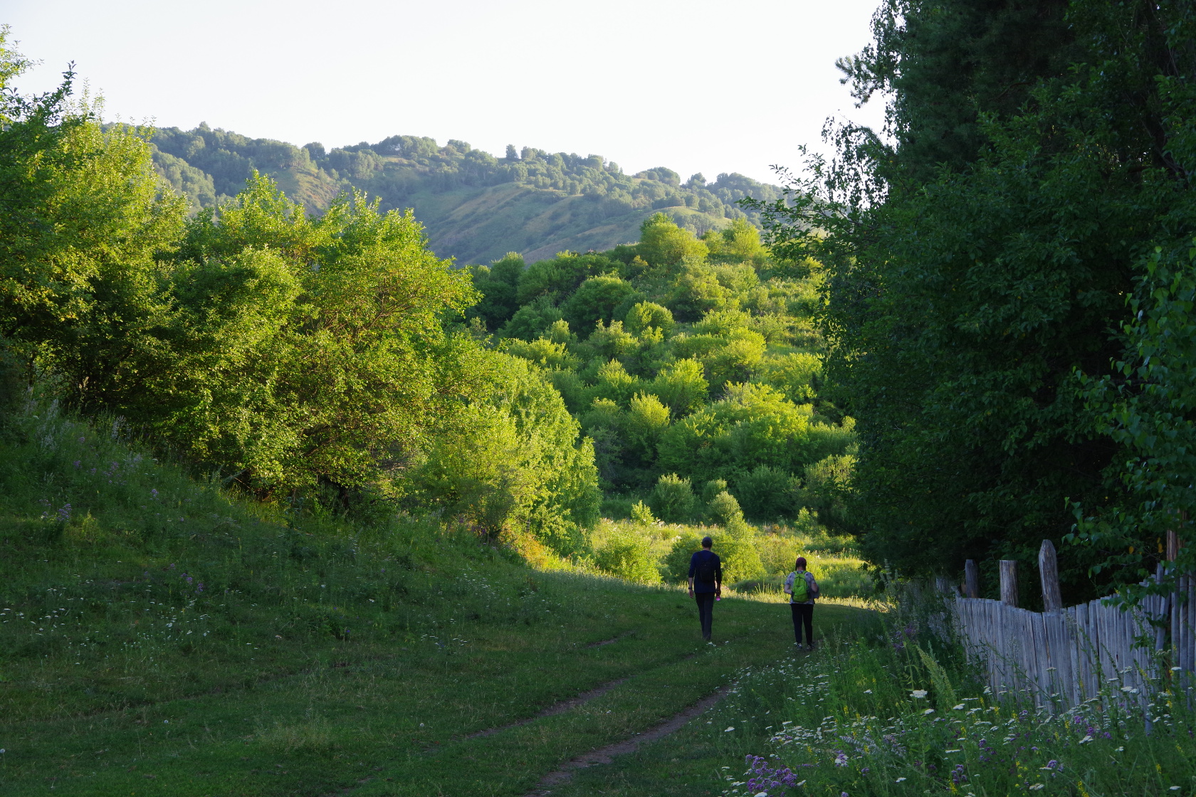Am Ortsrand von Lepsinsk