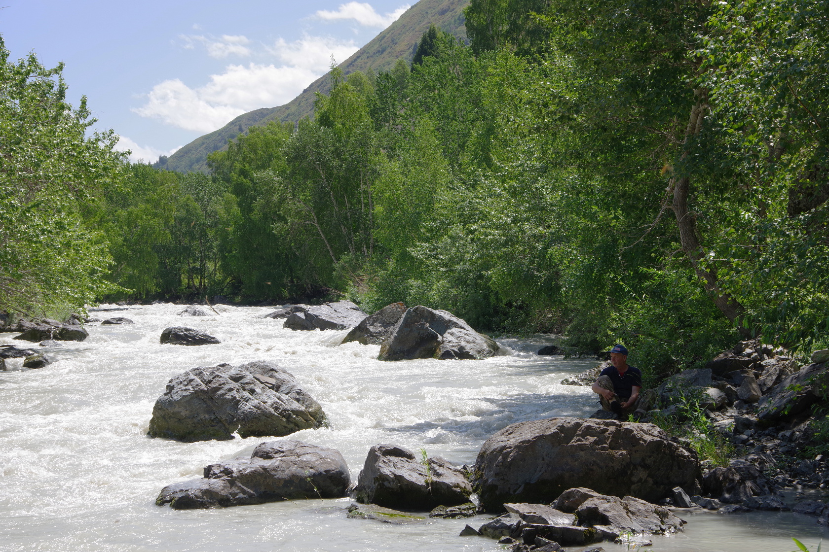 Wanderung am Fluss Tentek