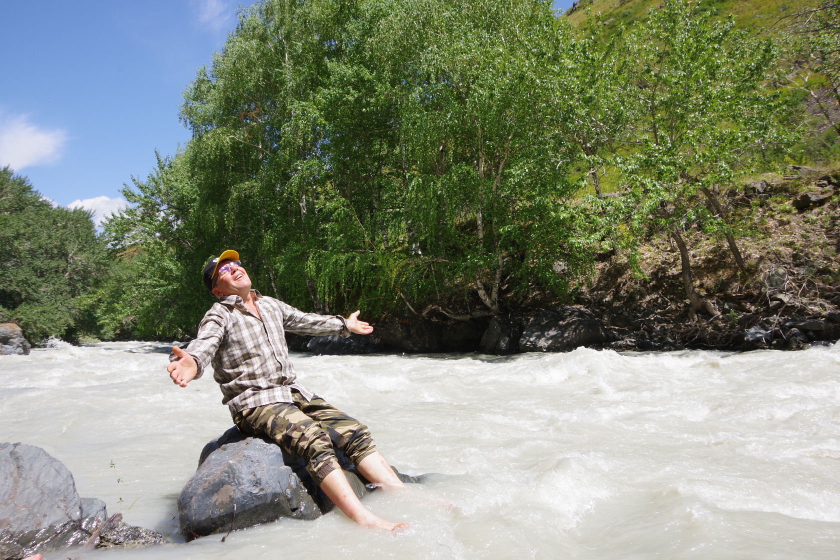 Wanderung am Fluss Tentek