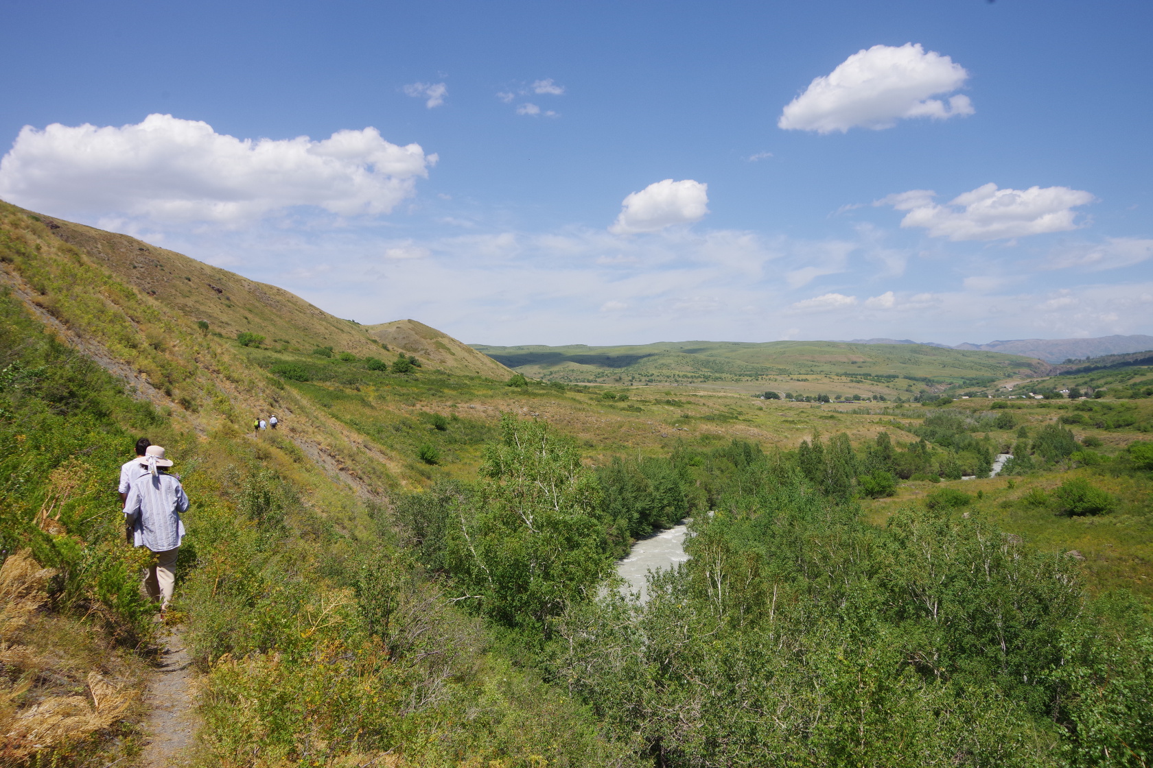 Wanderung am Fluss Tentek