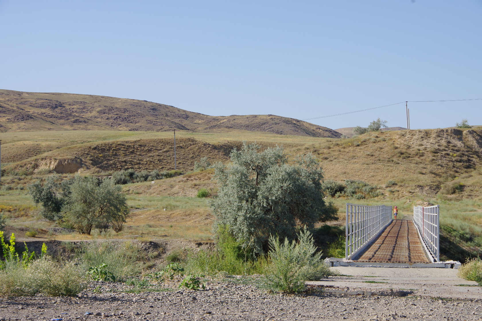 Brücke über den Fluss Karatal
